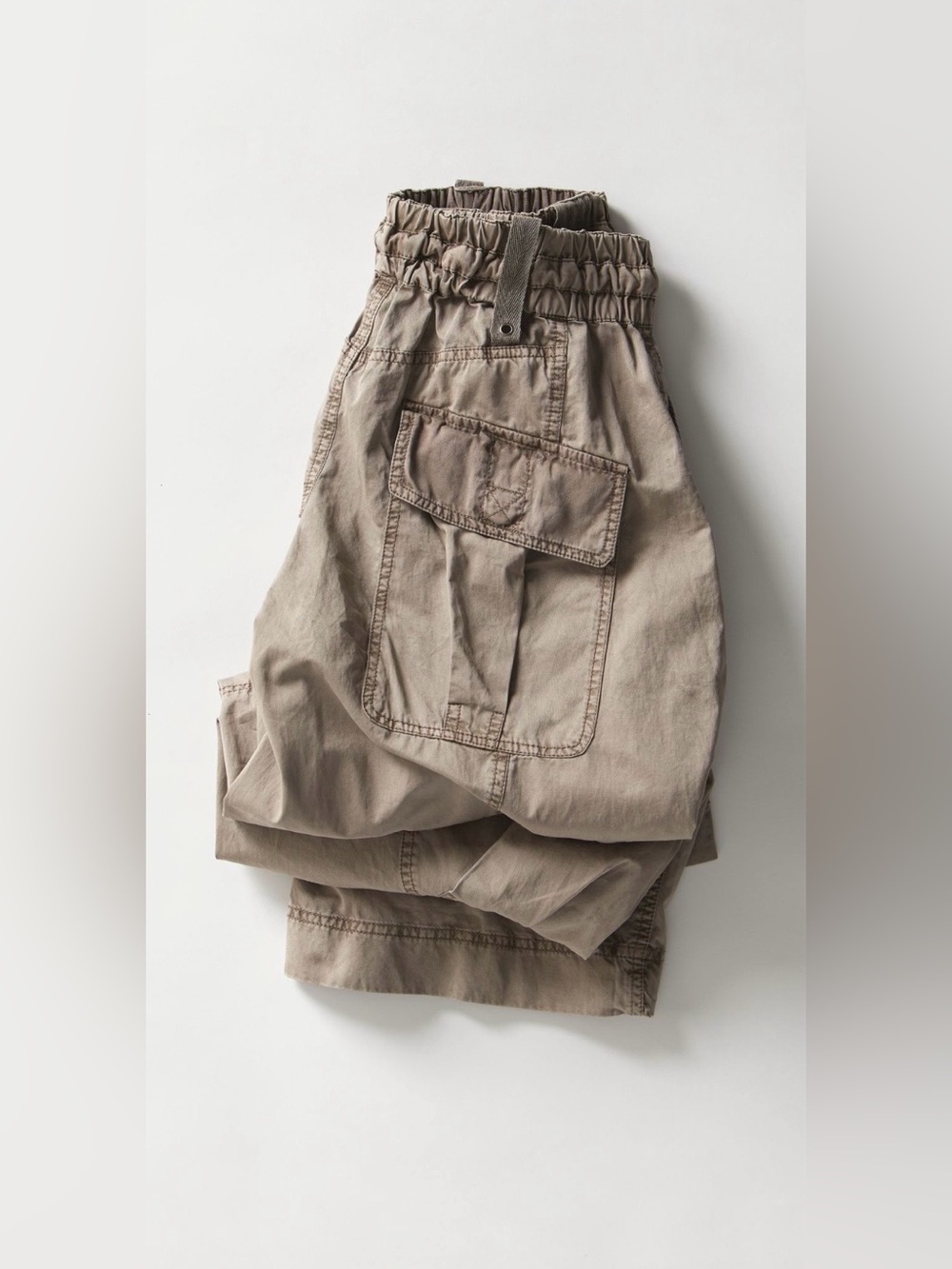 Free People S We the Free Onset Pull On Cargo Pants in Dusted Cocoa Brown NEW - Picture 6 of 10
